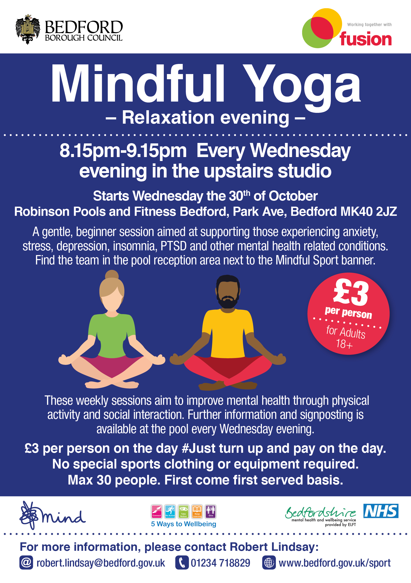 Mindful Yoga Healthwatch Bedford Borough